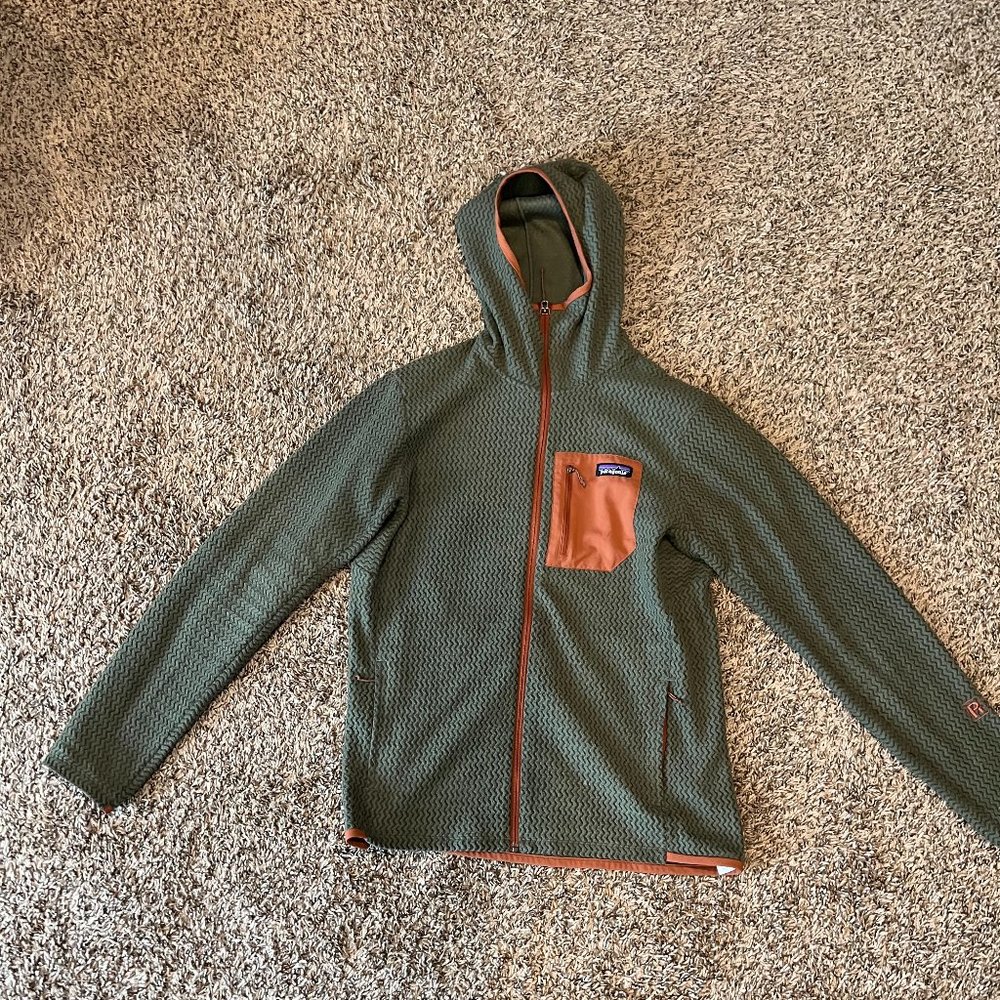 Patagonia R1 Air Full-Zip Hoodie - Men's (M) Basin Green